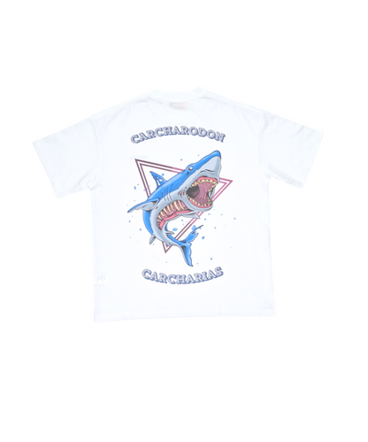 White Socari 'Carcharodon' T-shirt