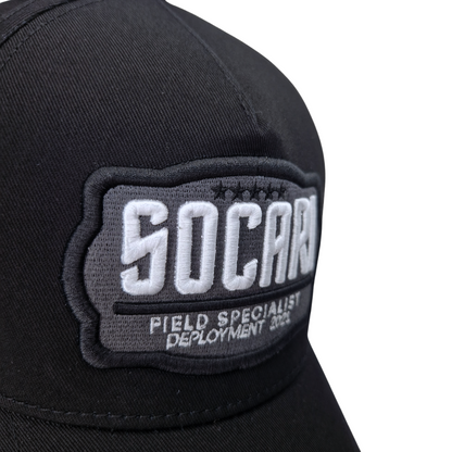 Socari 'Field Specialist' Cap - Black/Grey/White